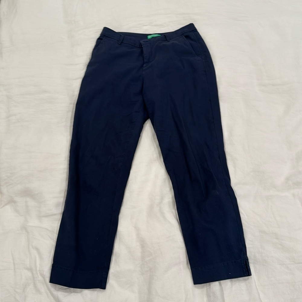 Soft navy blue pants